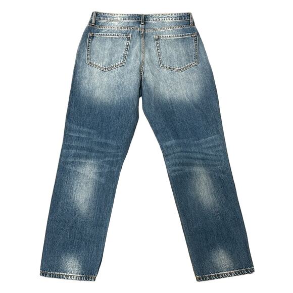 NWT Bohme Women's Mom Distressed Jeans Medium Wash Size 29 - Picture 3 of 8